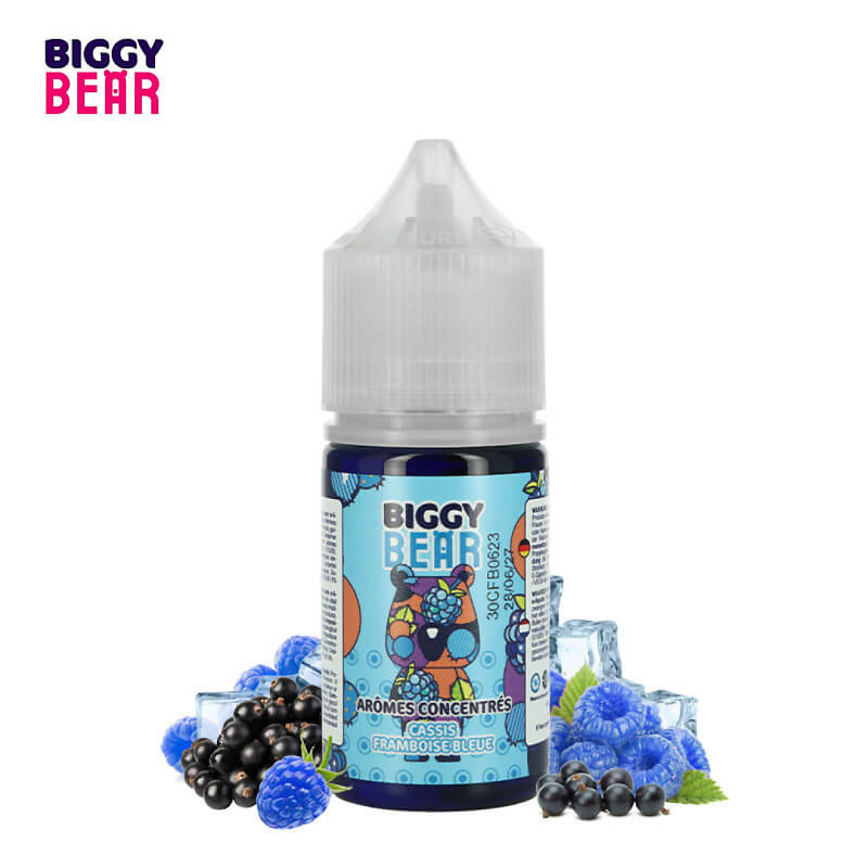Arme Concentr Cassis Framboise Bleue Biggy Bear - 30ml - Votre  spcialiste e-cigarettes, e-liquides en Suisse