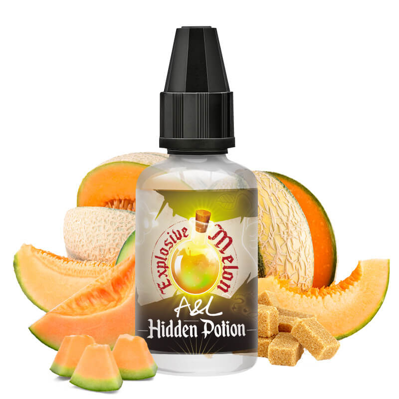 Arme Explosive Melon - Hidden Potion - 30ml - Votre spcialiste e-cigarettes, e-liquides en Suisse Arme Explosive Melon - Hidden Potion - 30ml - Votre spcialiste e-cigarettes, e-liquides en Suisse