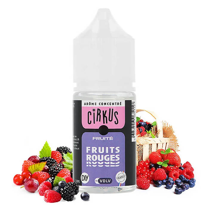 Arme Concentr Fruits Rouges CirKus - 30ml - Votre spcialiste  e-cigarettes, e-liquides en Suisse