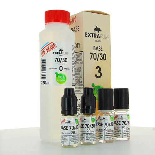 Base Végétale et Booster Végétal DIY Extrapure - 70/30 - 260ml