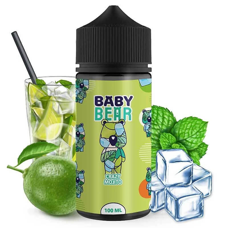 E-Liquide Crazy Mojito Baby Bear - 100ml - Votre spcialiste e-cigarettes, e -liquides en Suisse