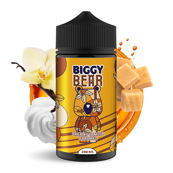 E-Liquide Creamy Vanilla Caramel Biggy Bear - 200ml - Votre spcialiste e-cigarettes, e-liquides en Suisse E-Liquide Creamy Vanilla Caramel Biggy Bear - 200ml - Votre spcialiste e-cigarettes, e-liquides en Suisse