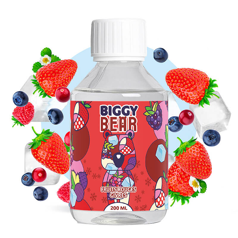 liquide cigarette électronique biggy bear E-Liquide Fruits Rouges Givrés Biggy Bear - 200ml