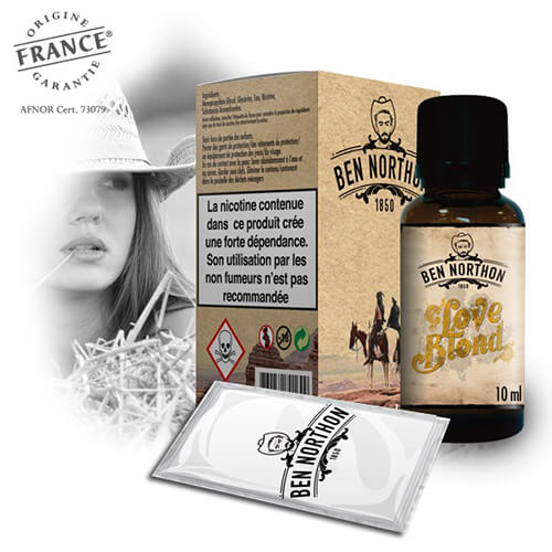 E-Liquide Love Blond Ben Northon - 10ml - Votre spcialiste e-cigarettes, e- liquides en Suisse