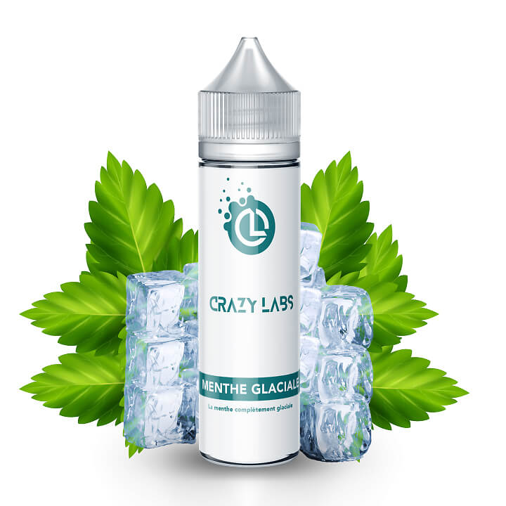 E-Liquide Menthe Glaciale Crazy Labs - 50ml - Votre spcialiste e-cigarettes,  e-liquides en Suisse