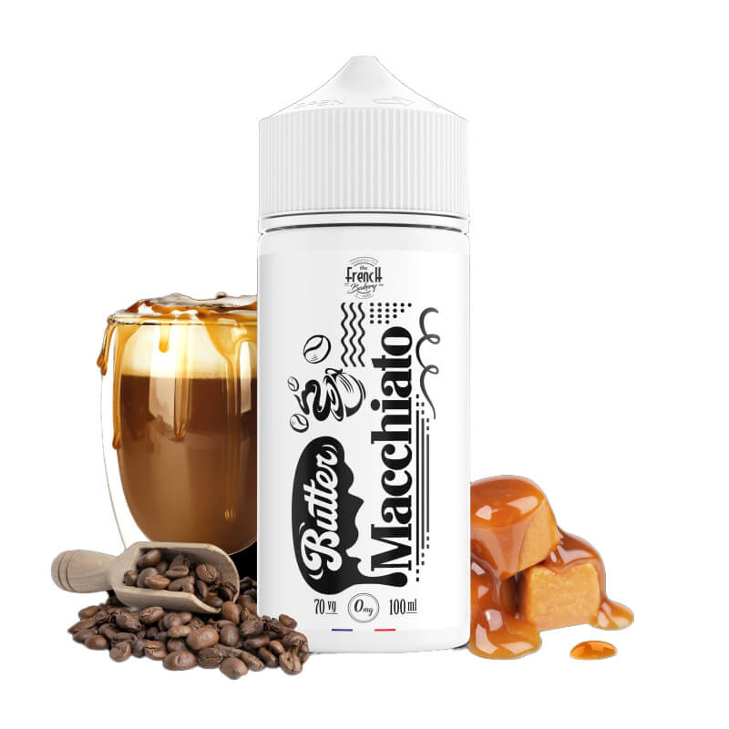 E-Liquide Butter Macchiato The French Bakery French Lab - 100ml - Votre  spcialiste e-cigarettes, e-liquides en Suisse