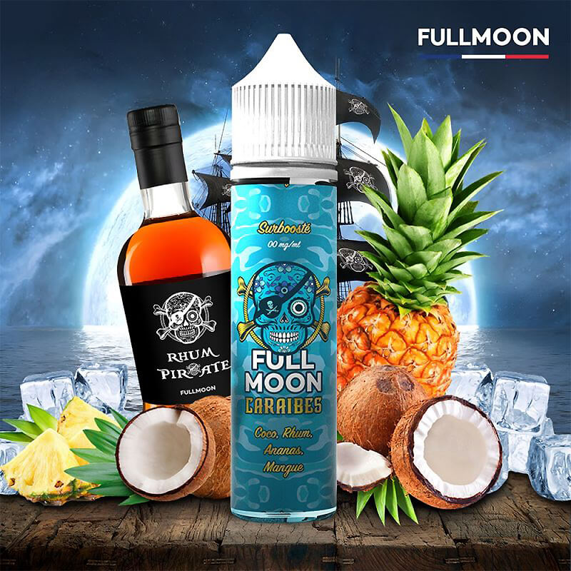 full moon e liquide E-liquide Caraïbes Full Moon - 50ml