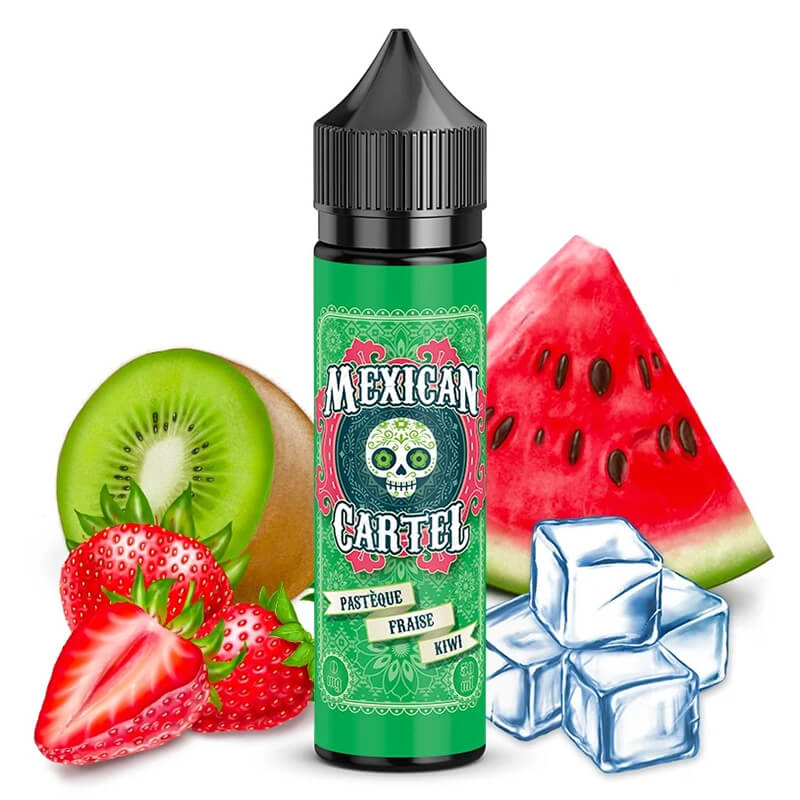 E-Liquide Pastque Fraise Kiwi Mexican Cartel - 50ml - Votre spcialiste e- cigarettes, e-liquides en Suisse