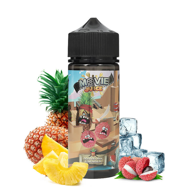E-Liquide Ananas des Carabes Movie Juice Secret's Lab - 100ml - Votre spcialiste e-cigarettes, e-liquides en Suisse E-Liquide Ananas des Carabes Movie Juice Secret's Lab - 100ml - Votre spcialiste e-cigarettes, e-liquides en Suisse