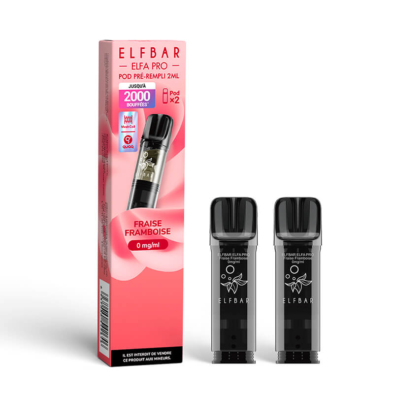 elfbar pods schweiz Elfa Pro Strawberry Raspberry (Fraise Framboise) - 2ml (2er Pack) elf bar pods alle sorten Buy Disposable Pod Elf Vape Pods: Pre Filled Pods Flavour:Apple Peach