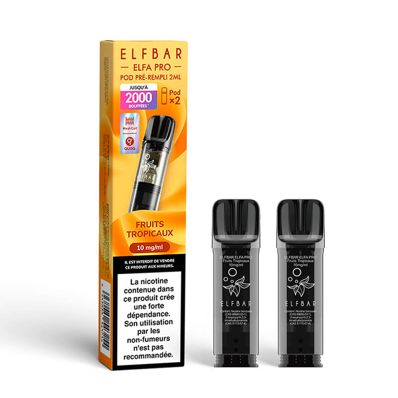 elfbar pods schweiz Elfa Pro Tropical Fruit (Fruits Tropicaux) - 2ml (2er Pack) elf bar pods alle sorten Buy Disposable Pod Elf Vape Pods: Pre Filled Pods Flavour:Apple Peach
