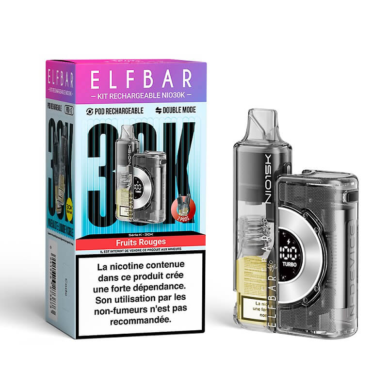 Puff Nio 30K Fruits Rouges Elfbar - 30000 Puffs - Votre spcialiste  e-cigarettes, e-liquides en Suisse