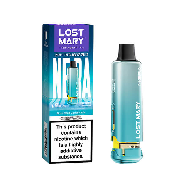 Cartouche Pré-remplie Nera Blue Razz Lemonade Lost Mary - 15000 Puffs