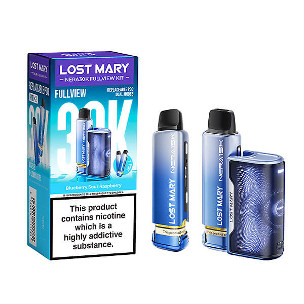elfbar nachfüll pod läuft aus Puff Nera 30K Blueberry Sour Raspberry Lost Mary - 30000 Puffs