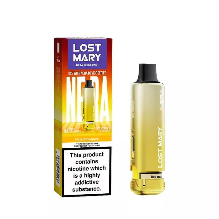 Cartouche Pr-remplie Nera Fizzy Pineapple Lost Mary - 15000 Puffs - Votre  spcialiste e-cigarettes, e-liquides en Suisse