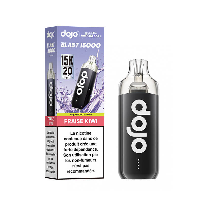Puff Dojo Blast 15000 Fraise Kiwi Vaporesso - 15000 Puffs - Votre  spcialiste e-cigarettes, e-liquides en Suisse