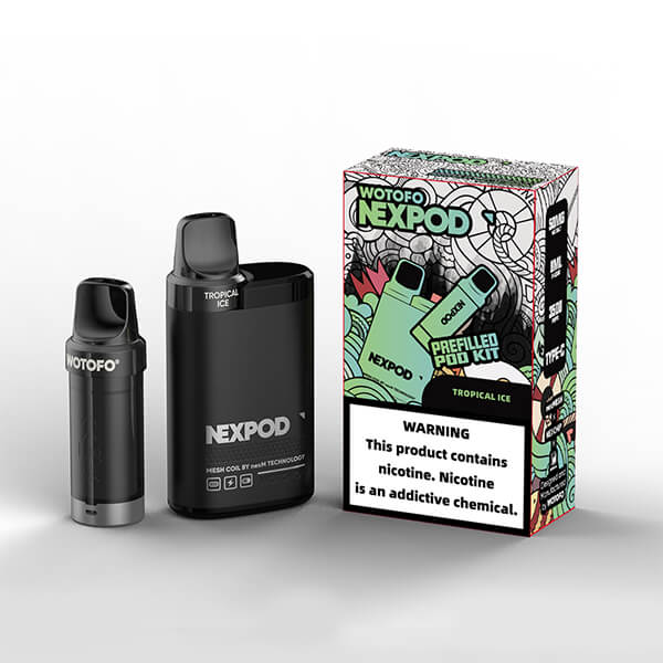 Puff nexPOD Tropical Ice Wotofo - Batterie Rechargeable